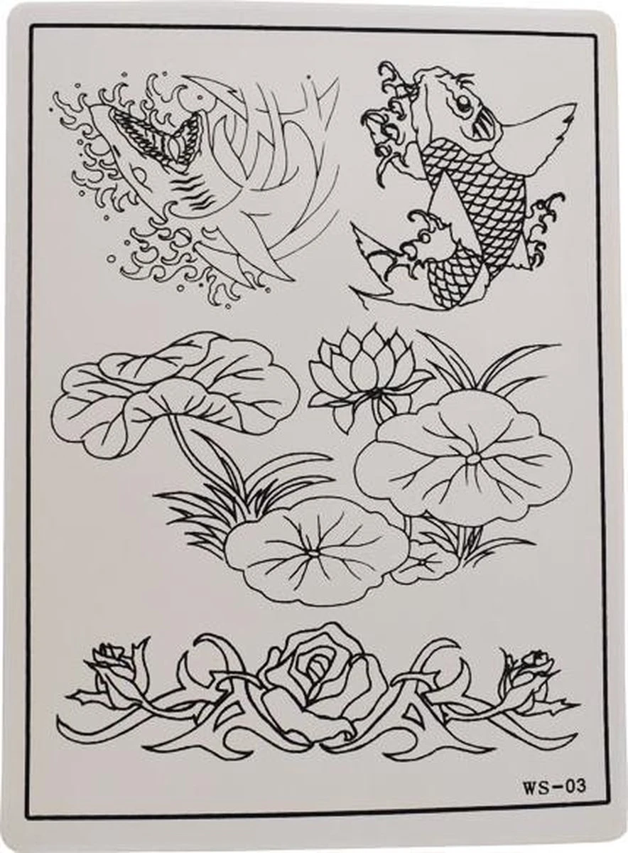 4 Stuks (assorti) Bedrukte Oefenhuid - Tattoo - Pmu - Nep Oefenhuid. 4 4 Stuks (assorti) Bedrukte Oefenhuid - Tattoo - Pmu - Nep Oefenhuid. - Afbeelding 2