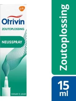 Otrivin Zoutoplossing Neusspray Bij Verstopte Neus 15 Ml