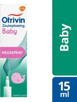 Otrivin Baby Zoutoplossing Neusspray Bij Verstopte Neus 15 Ml