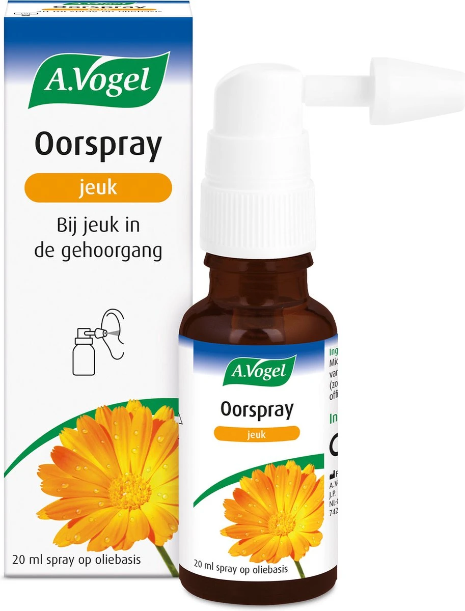 A.Vogel Oorspray Jeuk Spray - Bij Jeuk In De Gehoorgang. - 20 Ml 3 A.Vogel Oorspray Jeuk Spray - Bij Jeuk In De Gehoorgang. - 20 Ml