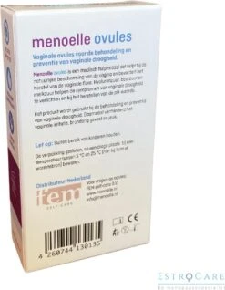 Menoelle® Ovules - Bij Vaginale Droogheid, Irritatie, Branderigheid En Jeuk - Hormoonvrij - Ovules (10 Stuks) -Zelfzorg Winkel 931x1200 2