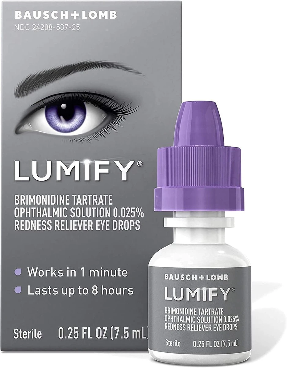 Lumify Bausch + Lomb XXL - Oogdruppels Tegen Rode Ogen & Geïrriteerde Ogen - 1x7.5ML ✉️ 3 Lumify Bausch + Lomb XXL - Oogdruppels Tegen Rode Ogen & Geïrriteerde Ogen - 1x7.5ML ✉️