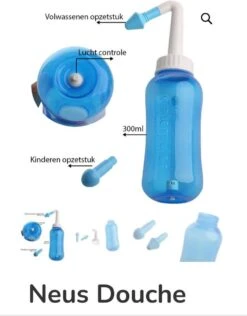 Waterpulse - Neusdouche - Tegen Hooikoorts - Neusspoeler - Geschikt Voor Volwassenen En Kinderen -Zelfzorg Winkel 939x1200