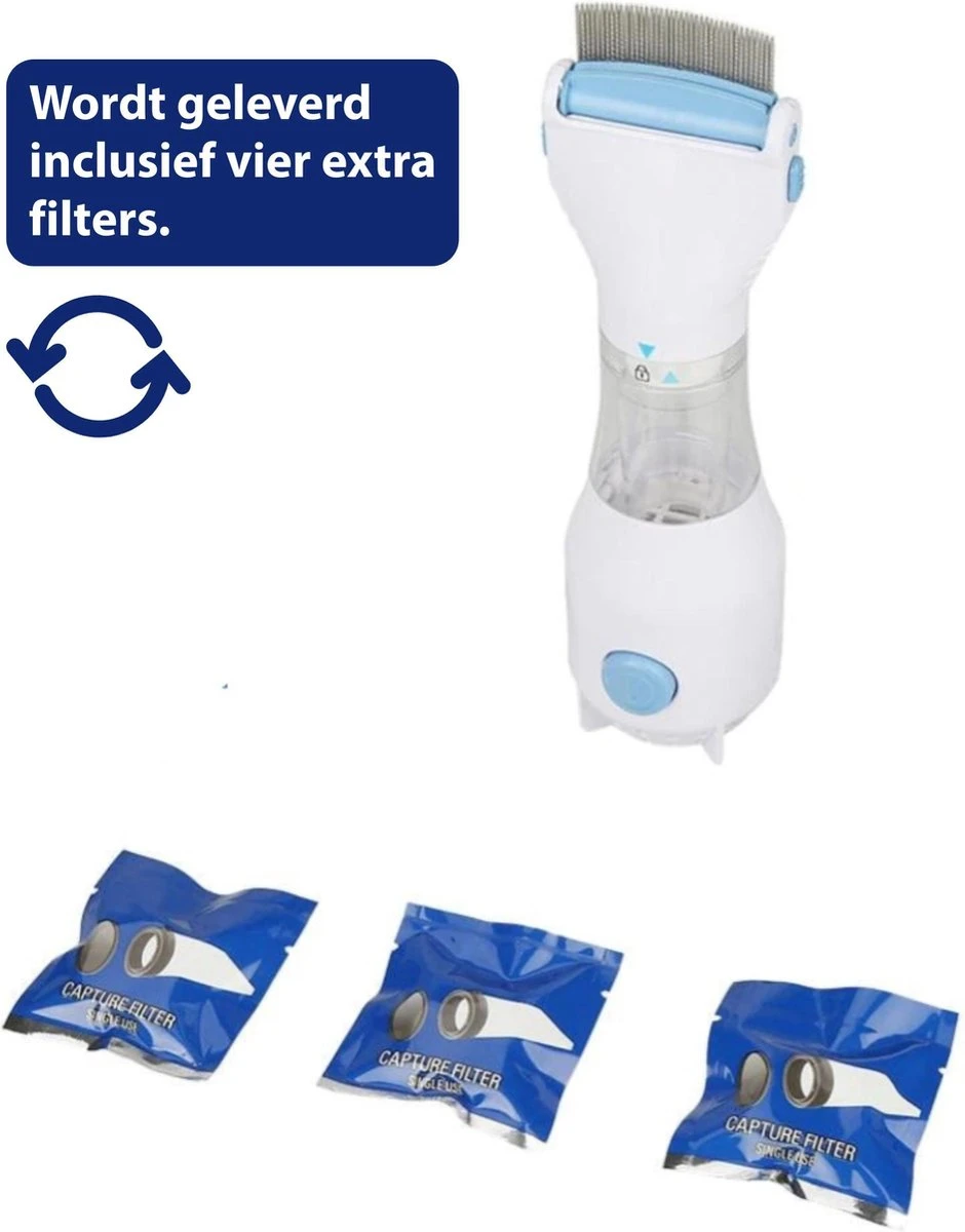 Ehivo® Elektrische Luizenkam - Wit | Luizenkam / Netenkam / Luizen Verwijderaar / Luizen Verwijderen / Kam Tegen Luizen / Luizen Bestrijden / Elektrische Netenkam / Hoofdluis Verwijderen | Nieuw 2019 Model 6 Ehivo® Elektrische Luizenkam - Wit | Luizenkam / Netenkam / Luizen Verwijderaar / Luizen Verwijderen / Kam Tegen Luizen / Luizen Bestrijden / Elektrische Netenkam / Hoofdluis Verwijderen | Nieuw 2019 Model - Afbeelding 4