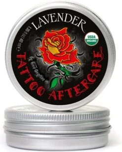 Alteya Organics Tattoo Care Balm Lavendel 40ml - Huidverzorging – Biologische Tatoeage Crème - Verzorging Op Tattoos - Natuurlijke Tatoeage Verzorgingscrème - Tattoo Nazorg