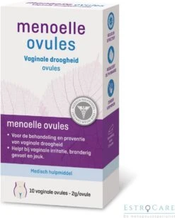 Menoelle® Ovules - Bij Vaginale Droogheid, Irritatie, Branderigheid En Jeuk - Hormoonvrij - Ovules (10 Stuks)