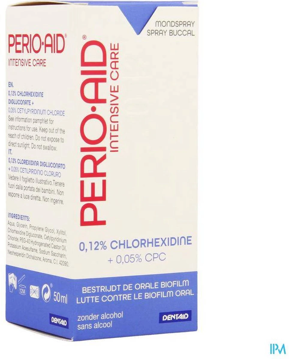 PerioAid Mondspray Intensive Care 50 Ml 15 PerioAid Mondspray Intensive Care 50 Ml - Afbeelding 13
