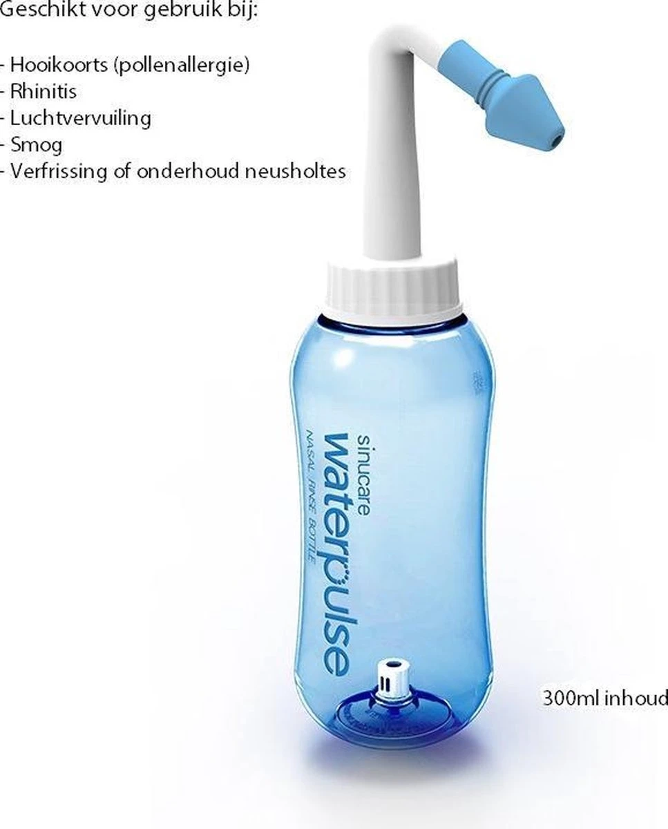 SVH Company Neusdouche - Neus Douche Neusspoeler Nasal Wash - Geschikt Voor Volwassenen En Kinderen - 300ml 6 SVH Company Neusdouche - Neus Douche Neusspoeler Nasal Wash - Geschikt Voor Volwassenen En Kinderen - 300ml - Afbeelding 4