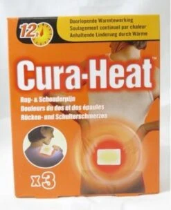 Cura Heat Rug- En Schouderpijn - Warmtekompres Pleister - 3 Stuks -Zelfzorg Winkel 975x1200