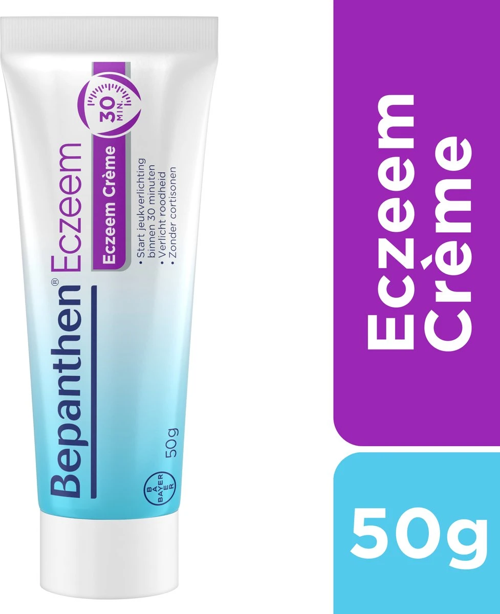 Bepanthen Eczeem Creme - Verlicht Jeuk En Roodheid - Mild Tot Matig Atopisch Eczeem - 50 Gram 5 Bepanthen Eczeem Creme - Verlicht Jeuk En Roodheid - Mild Tot Matig Atopisch Eczeem - 50 Gram - Afbeelding 3
