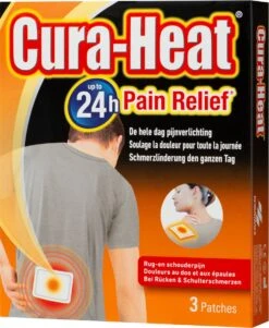 Cura Heat Rug- En Schouderpijn - Warmtekompres Pleister - 3 Stuks -Zelfzorg Winkel 984x1200