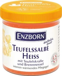 Enzborn Duivelszalf, Hot, Met Duivelsklauw + Brandnetel, Tin, 200 Ml