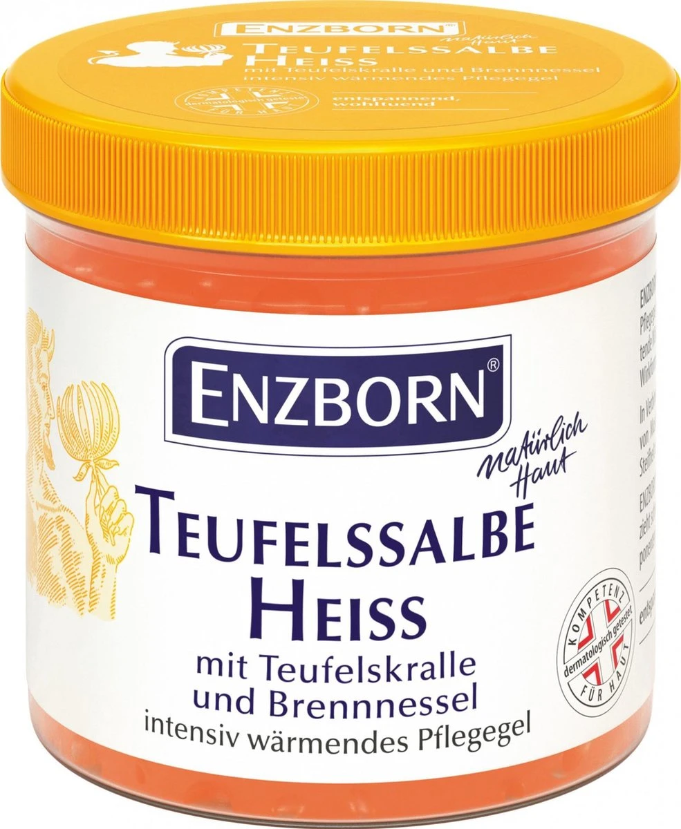Enzborn Duivelszalf, Hot, Met Duivelsklauw + Brandnetel, Tin, 200 Ml 3 Enzborn Duivelszalf, Hot, Met Duivelsklauw + Brandnetel, Tin, 200 Ml