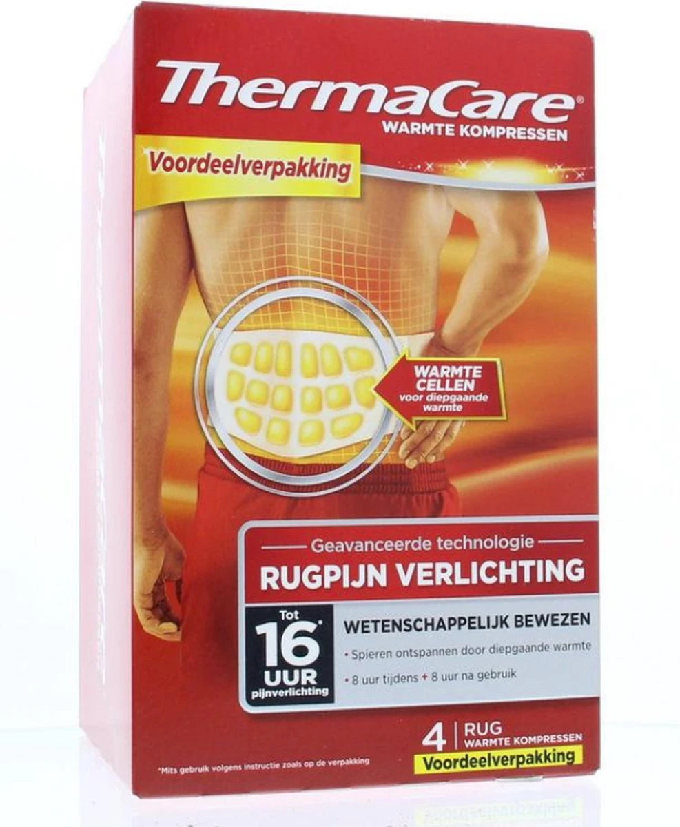 Thermacare - Rugpijn Verlichting Warmte Kompres - Voordeelverpakking 4 Thermacare - Rugpijn Verlichting Warmte Kompres - Voordeelverpakking - Afbeelding 2
