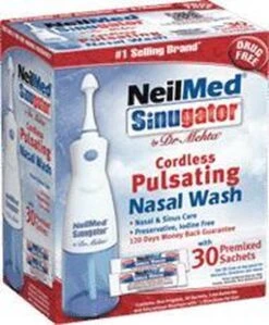 NeilMed - Elektrische Neusdouche - Sinugator - Verkouden Verstopte Neus Hooikoorts