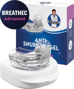 Breathec Anti Snurkbeugel Advanced - Verstelbaar 0-10MM - Verstelbare Anti Snurk Beugel - Bitje Tegen Zwaar Snurken - Knarsbitje & Gebitsberscherming