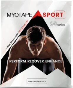 Myotape Sport - Oxygen Advantage 90 Strips - Zelfzorg - Neus Ademhaling - Sport Prestatie Verbeteren & Herstellen